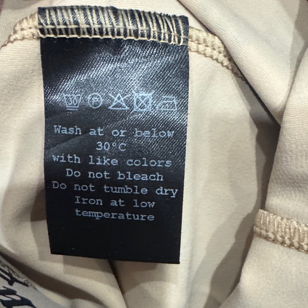 Women’s Misbhv Beige and black legging - Picture 3 of 7
